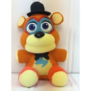 Funko Glamrock Freddy Plush Kids 8" Orange Security Breach FNAF Toy Collectible